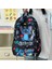 Stitch Cartoon Sırt Çantası, Büyük Kapasiteli Gündap, Hafif, Dalı Naylon Okul Çantası Seyahat, Günlük Işe ve Okul Rengi: Dikiş-Black (Yurt Dışından) 1