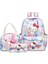 3pcs/set Hello Kitty Baskı Öğrenci Erkek Kız Okul Çantası Renkli Sırt Çantası Öğle Yemeği Çantası Çocuklar Genç Karikatür Okulu Bookba Renk: Resimle Aynı (Yurt Dışından) 1