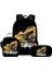 3pcs Set Cartoon Car Excavator Sırt Çantaları Erkek/kızlar Için En Iyi Hediyeler 3D Karikatür Okul Okulu Childrencolor Için Sırt Çantası Çantası: Altın (Yurt Dışından) 1
