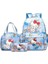 3pcs/set Hello Kitty Basılı Öğrenci Erkek Kız Okul Çantası Renkli Sırt Çantası Öğle Yemeği Çantası ile Çocuklar Genç Karikatür Okulu Bookbacolor: Resim ile Aynı (Yurt Dışından) 1