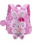 Avustralya Smiggle Sırt Çantaları Anaokulu Okul Çantası Kızlar Bebek Sırt Çantası Peluş Çocuklar Pembe Dondurma Tavşan 1 2 3 4 Yıl 11 İnç Koyu: Dondurma Tavşan (Yurt Dışından) 1