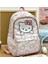 Sanrio Okul Çantası Sevimli Kuromi Melodisi Cinnamoroll Büyük Kapasiteli Sırt Çantası Erkek Kızlar Karikatür Hello Kitty Kawaii Tuval Okul Çantası Renk: A2 (Yurt Dışından) 1