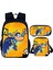 Dog Man 3pcs Set Okul Çantası 40CM/15.7 Inç Sırt Çantası Omuz Çantası Kalem Kutusu Kızlar Için Bilgisayar Kitap Çantaları En Iyi Hediye Color: 20 (Yurt Dışından) 1