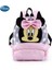 Bebek Kızlar Için Çizgi Film Sırt Çantası Minnie Mickey Mouse Children Lovely Schoolbag Anaokulu Schoolbag Kids Hediye Kol: Red Minnie (Yurt Dışından) 1