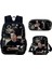 Öğrenci Için Çizgi Film Kitap Çantası, Child Harry Potter Okulu Sırt Çantası+Kalem Kılıfı+Omuz Çantası 3pcs Set-Kids Hafif Günlük Backpackcolor: 4 (Yurt Dışından) 1