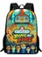 Popüler O-Octonauts Baskı Backpack Schoolbag Erkek ve Kızlar Sırt Çantası Fermuarı Omuzları En Iyi Hediye Kampı Sırpma: Sky Mavisi (Yurt Dışından) 1