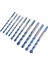 10PCS Tungsten Karbür Duvar Matkap Bit Seti Metal Çelik Porselen Seramik Tile Beton Tuğla Plastik Ahşap (6 8 10 12MM) (Yurt Dışından) 3