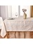 Soft Herringbone Masa Örtüsü - Ekru - 140X220 cm 2