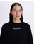 Authentic Angely Kadın Siyah Comfort Fit Sweatshirt 5
