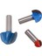 3pcs Yönlendirici Bitleri 1/2 Inç Şafak Çekirdek Kutu Yönlendirici Bit Seti Çap 3/4inch 1-1/4inch 1-5/8inch Yuvarlak Burun Bit Seti (Yurt Dışından) 2