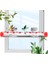 Kuş Besleyici Penceresi Kuş Besleyici 2 Çelik Stand, Besleme Portları, Açık Kuş Besleyici Doldurması Kolay, 50CM (Yurt Dışından) 4
