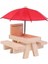 Sincap Besleyici Piknik Masası Şemsiye, Ahşap Sincap Besleyicileri Dışarı, Sevimli Sincap Besleyici+Katı Yapı B (Yurt Dışından) 2