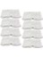 8pcs Değiştirme Köpekbalığı S3501S3901 S3550 S3601 Serisi Steam Pocket Mop Pads Makinesi Yıkanabilir (Yurt Dışından) 1
