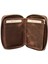 Crazy Kahverengi Hakiki Deri Fermuarlı Mini Boy Unisex Spor Cüzdan - 3035-KAHVE 3