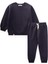 Basic Karyoka Detaylı Sweatshirt Takım 3-8 Yaş K Lacivert 1