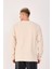 %100 Pamuk Erkek Bisiklet Yaka Oversize Fitilli Kumaş Uzun Kol Sweatshirt 2