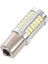 BA15S 12V Beyaz LED Sidelight Göstergesi Araba Ampul 1156 P21W Gümüş 33 LED (Yurt Dışından) 2