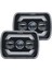 5x7 LED Farlar, 180W 7x6 Farlar Sarı Dönüş Sinyali Yj Xj Kamyonlar Için Beyaz Drl H6054 H5054 H6054LL (Yurt Dışından) 2