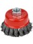 Fixonic Eratool ERA10052 125MM Burmalı Çanak Fırça Gri Telli 1