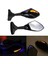 Motosiklet LED Dikiz Aynası Yamaha Yamaha Yzf R1 R6 Fz1 Fz6 600R R3 R15 R25 YZF600 YZF1000 (Yurt Dışından) 3