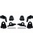 1set Ön Far Onarım Kitleri Mercedes-Benz E-Serisi W214 E260 E300 24-25 Far Braketi Montaj A2148206202L A A (Yurt Dışından) 3