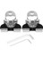 2pcs Universal Hood Montaj LED Işık Çubuğu Montaj Braketleri Ayarlanabilir Kelepçe Sütun Tutucu LED Iş Işık Çubuğu Paslanmaz Çelik Kaput Kamyon Suv Için Yok Sonda (Yurt Dışından) 1