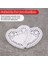100X 4 Inç Beyaz Aşk Kalp Kağıdı Dantel Doilies Için Karton Yapım Scrapbooking (Yurt Dışından) 4