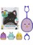 Squish-A-Longs 3 Figür + Yüzük Çantalı Sürpriz Paket Seri 2 1