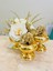 Gold Eva Aranjmanve 2'li Mercan Set Dekoratif(AYNA DAHİL DEĞİLDİR.) 1