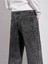 Erkek Baggy Fit Asit Yıkama Jean Kot Pantolon 5
