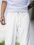 Erkek Baggy Fit Asit Yıkama Jean Kot Pantolon 4