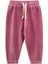 Fitilli Kadife Jogger Pantolon 1-10 Yaş Fuşya 1