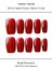 Tekrar Kullanılabilir El Yapımı Protez Takma Tırnak OBL1501 - Bright Burgundy - 15'li Bordo-L 1