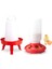 Üst Dolduran Civciv Besleyici ve Waterer Kit, Civciv Besleyici ve Waterer 3 Tems ile Civcivler Için Ayarlanabilir Bacaklar Kırmızı (Yurt Dışından) 1