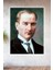 Metal Baskılı Atatürk Koleksiyonu Tablo No 31 - 15 cm x 20 cm 1