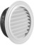 8 Inç Yuvarlak Havalandırma Menfezi Abs Panjur Izgara Kapağı Beyaz Soffit Havalandırma Menfezi Banyo Ofis Mutfak Havalandırması Için Dahili Sineklik Filesi (Yurt Dışından) 3