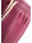 Fitilli Kadife Jogger Pantolon 1-10 Yaş Fuşya 3
