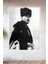 Metal Baskılı Atatürk Koleksiyonu Tablo No 12 - 15 cm x 20 cm 1