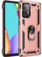 Samsung Galaxy A32 Kılıf Sofya Yüzüklü Silikon Kapak - Rose 1