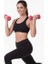 Delux 1 kg x 2 Adet Köşeli Fuşya Plastik Dambıl Seti Ağırlık Dumbell Setleri 4