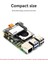 Ahududu Pi5 Pcıe&#39;den M.2 Mini Destek Nvme Protokolü M.2 Arayüz Sabit Sürücüler (Yurt Dışından) 5