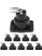 10PCS Siyah Xlr 3pin Dişi Jak Paneli Montaj Şasi Pcb Soket Konnektörü (Yurt Dışından) 2