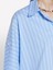 Pamuk Karışımlı Çizgili Kol Katlamalı Oversize Poplin Gömlek Kadın Renkli Gömlek - 325P57ZBLQ09C 3