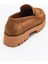 Vıonel Taba Nubuk Hakiki Deri Kadın Loafer Ayakkabı 5