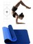 Hizalamalı 8mm Tpe Yoga Matı Pilates Minderi Kaymaz 8 mm Plates Mat Minder Egzersiz Spor Aleti 1