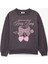 Uzun Kollu Bisiklet Yaka Baskılı Pamuklu Sweatshirt 1