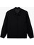 Slim Fit Uzun Kollu Gömlek Yaka Fermuarlı Bomber Ceket 1