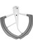 Kitchenaid Kase-Kaldırmalı Stand Mikseri Için Esnek Kenarlı Çırpıcı - Esnek Silikon Kenarlı 6 Litrelik Hamur Karıştırma Küreği (Yurt Dışından) 1