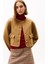 Df Wool Blend Reg Lady Jacket Kadın Kahverengi Mont - WW0WW47446 1