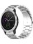 Garmin Vivoactive 3 ile Uyumlu Kordon Klasik Baklava Model Paslanmaz Çelik Metal Kayış 1